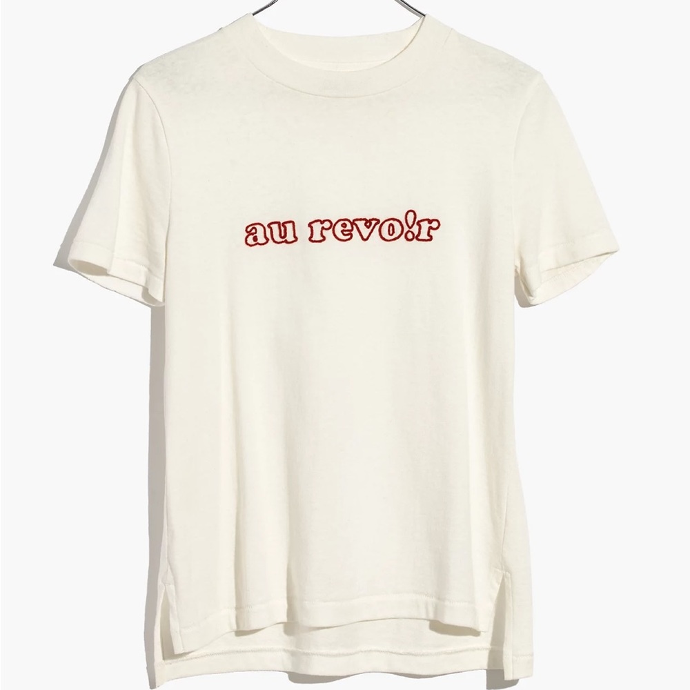 Madewell Cream Graphic Tee